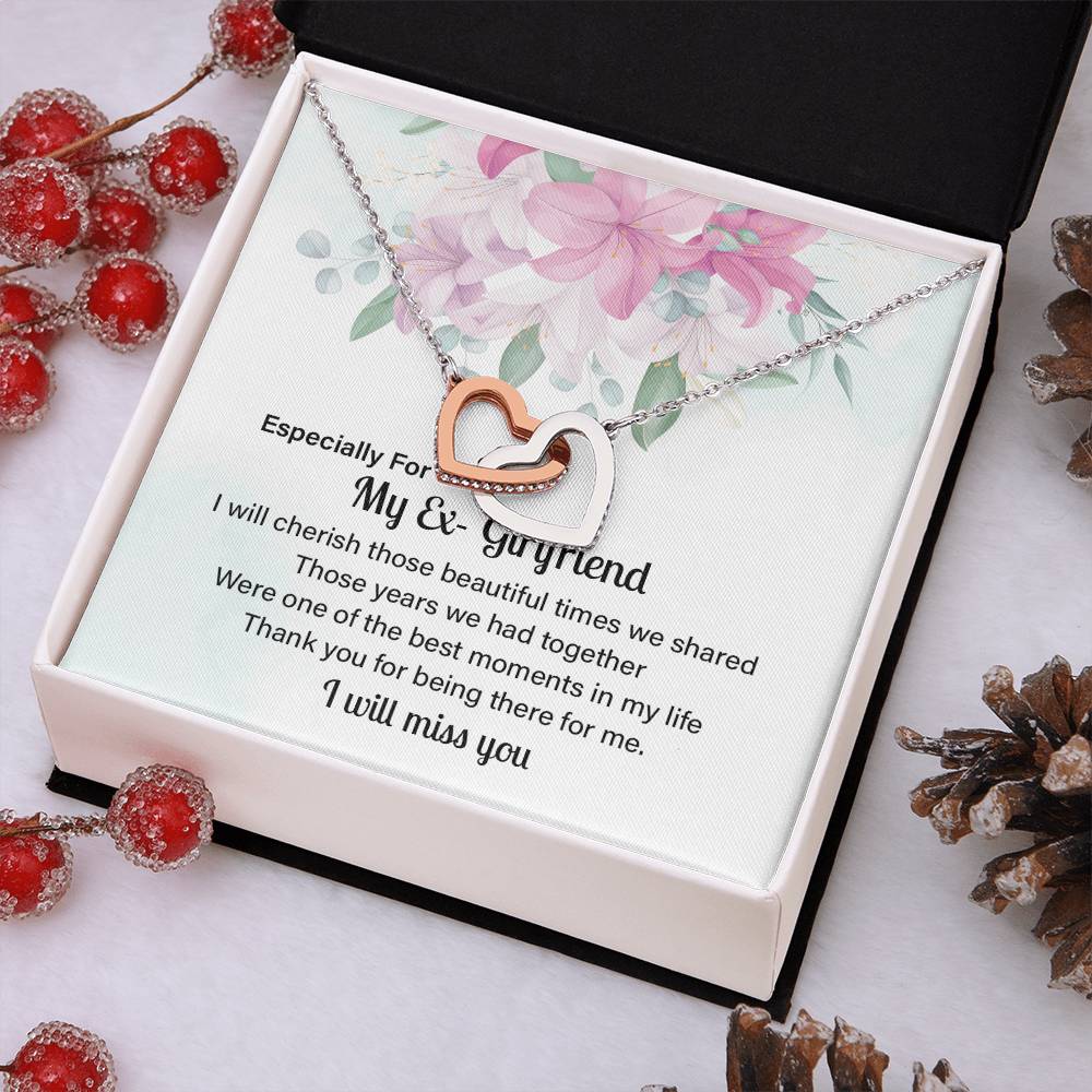Ex-Girlfriend Gift – Heart Necklace with Message Card