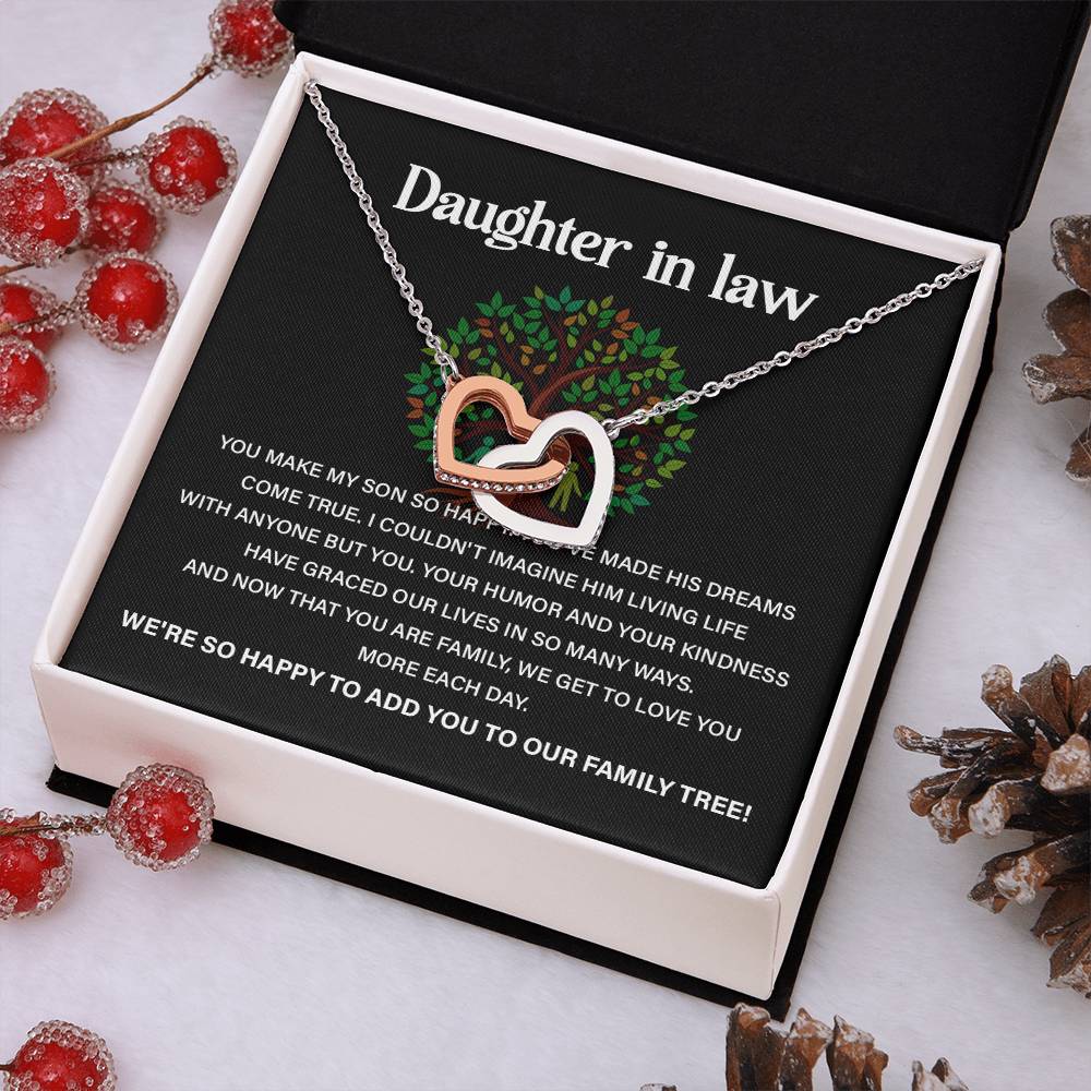 Daughter-in-law  Necklace For Daughter-in-law Loving Gift For Daughter-in-law Necklace For Daughter-in-law’s Happiness Gift For Daughter-in-law From Family Special Necklace For Daughter-in-law Gift For Daughter-in-law’s Marriage