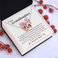 Granddaughter Jewelry Gift with Heartfelt Message Card