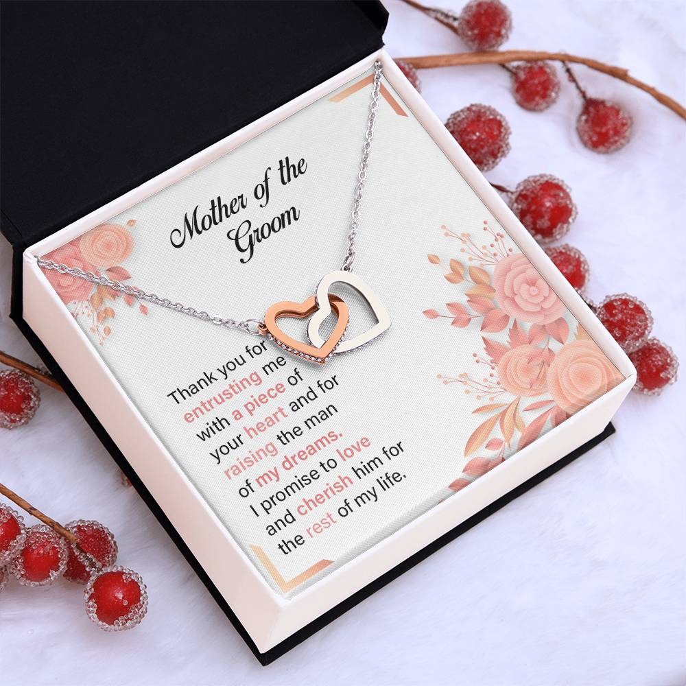Sentimental Mother of Groom Jewelry With Message Card