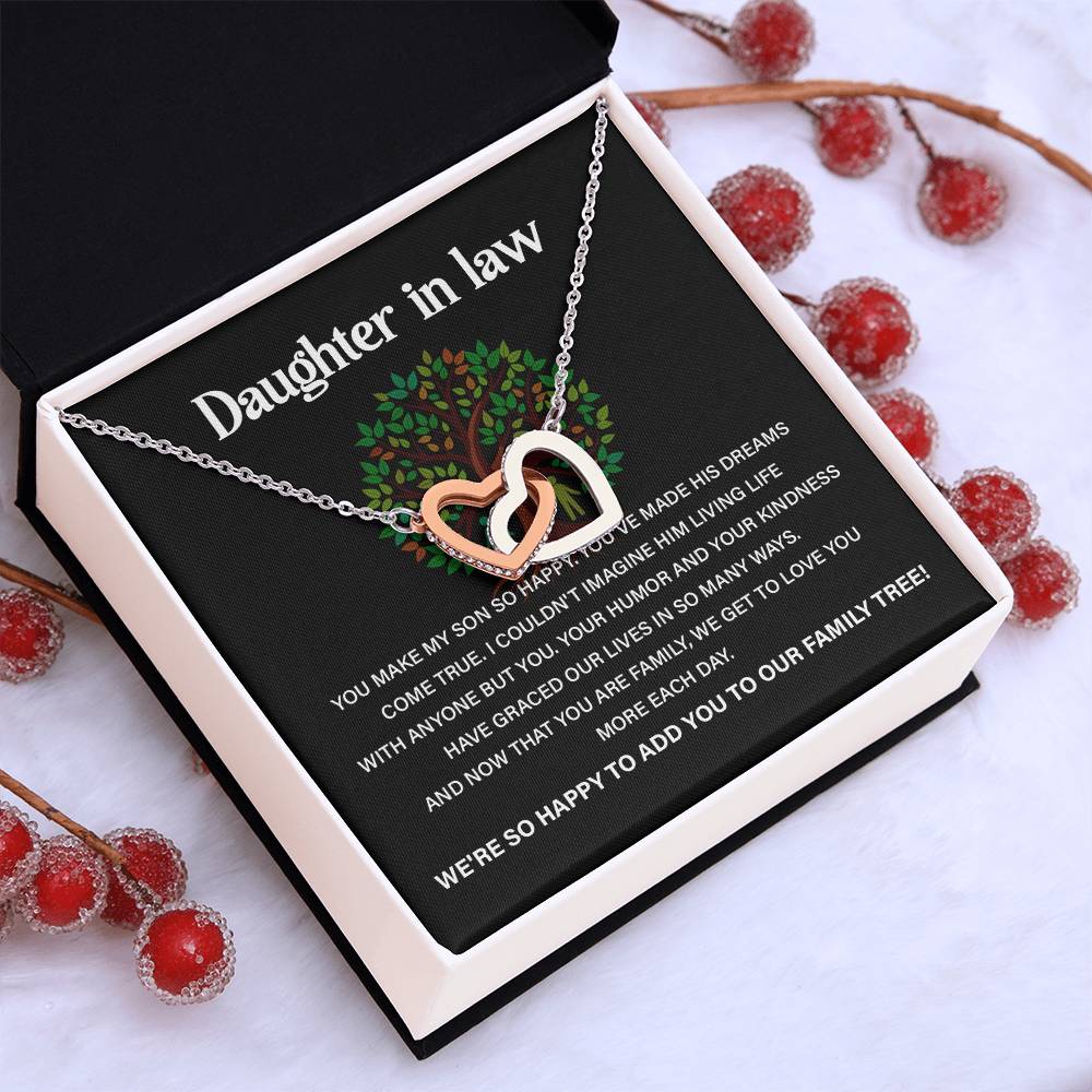 Daughter-in-law  Necklace For Daughter-in-law Loving Gift For Daughter-in-law Necklace For Daughter-in-law’s Happiness Gift For Daughter-in-law From Family Special Necklace For Daughter-in-law Gift For Daughter-in-law’s Marriage