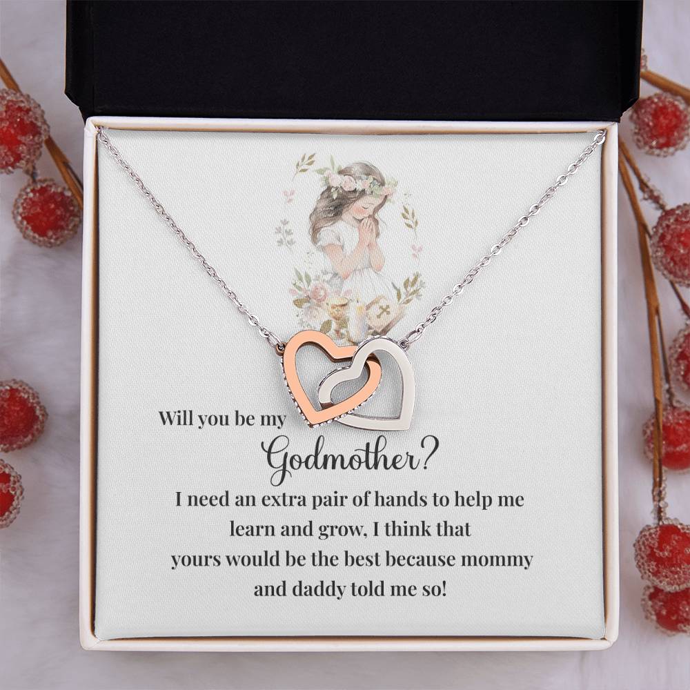 Will you be my Godmother Symbol Of Hope Jewelry Inspirational Bond Necklace Shine Bright Necklace Courageous Spirit Jewelry Embrace Your Potential Necklace Goddaughter's Journey Pendant Guidance And Love Necklace Dream Chaser Jewelry