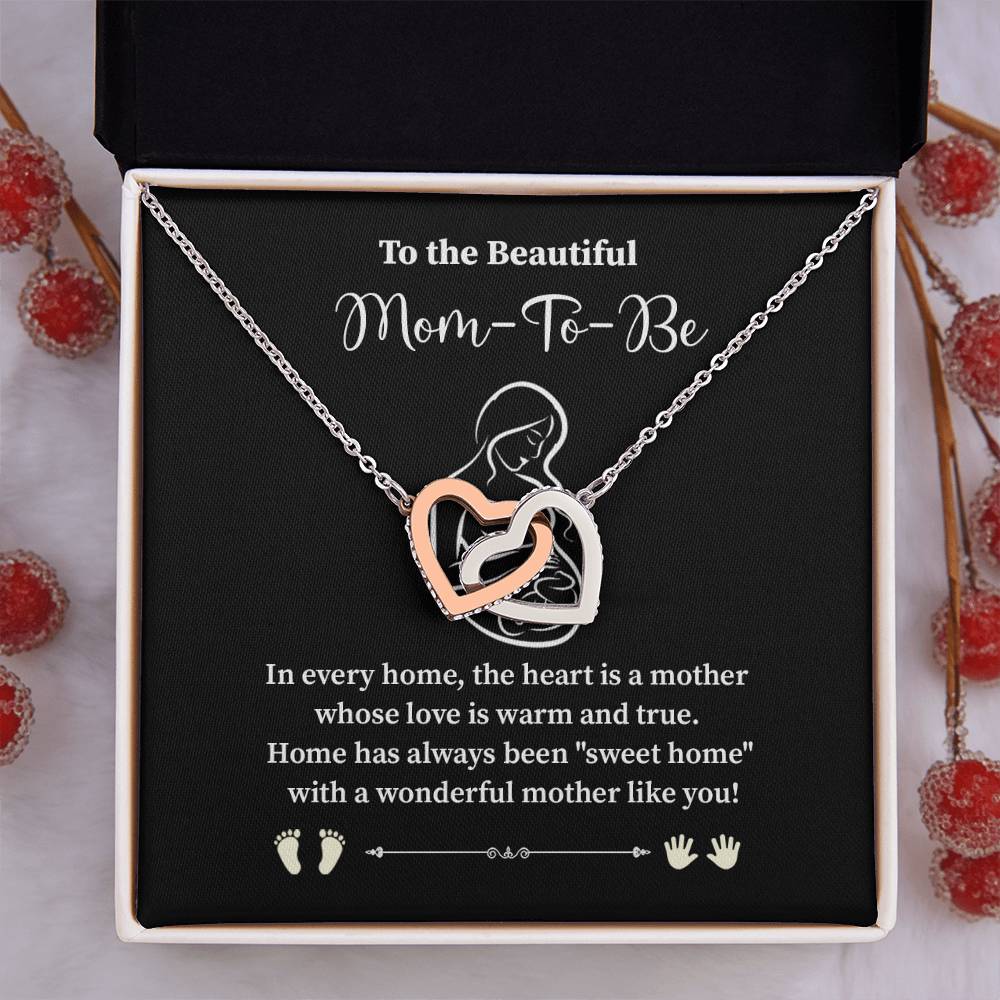 To The Beautiful Mom-to-be Heartfelt Necklace For Expecting Mothers Loving Jewelry For A New Mom Sweet Pendant Sentimental Gift For Mom-to-be Loving Pendant Appreciation Necklace Sentimental Pendant For Motherhood Sweet Pendant For A Growing Family