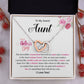 Mother’s Day Gift for Aunt from Nephew – Hearts Necklace