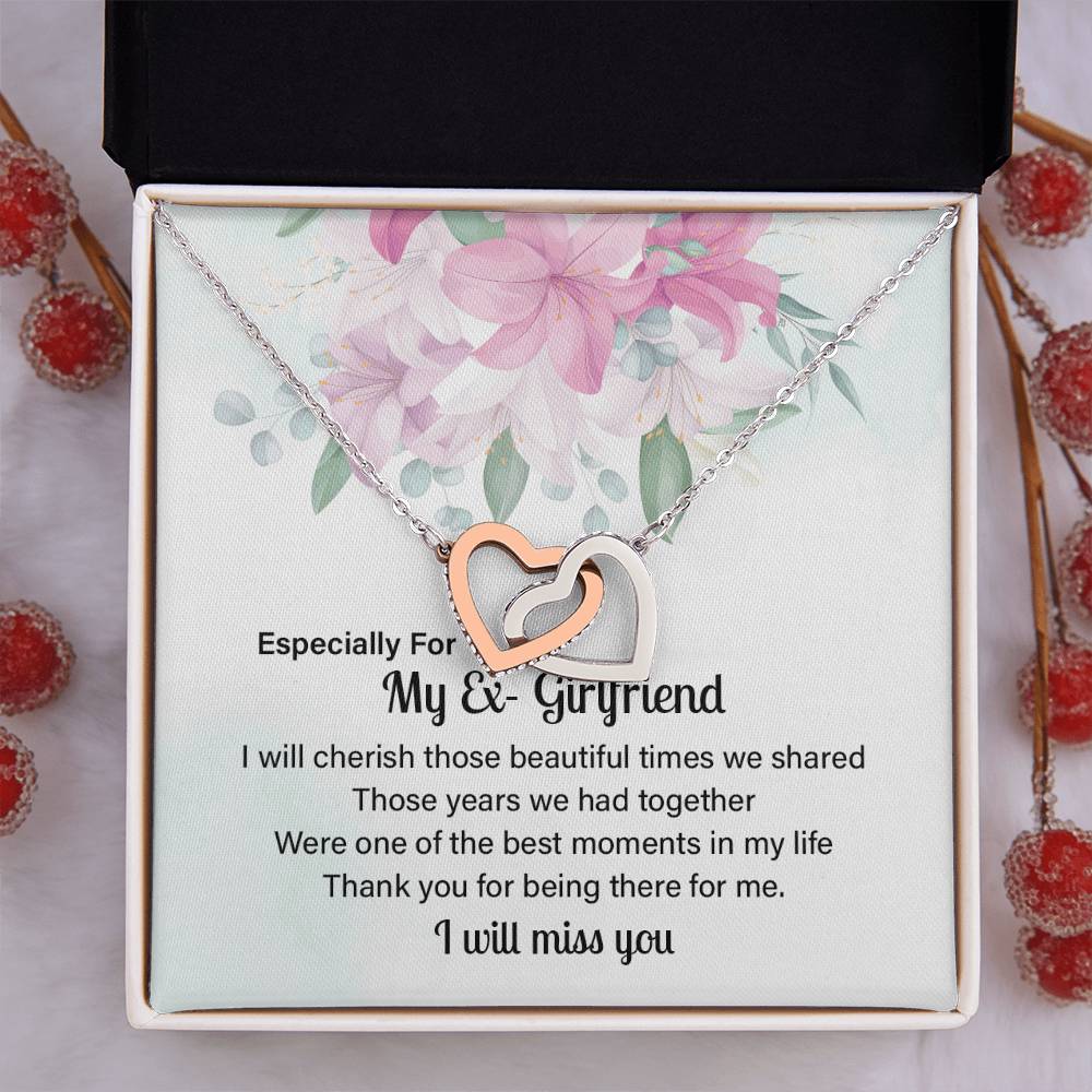 Ex-Girlfriend Gift – Heart Necklace with Message Card