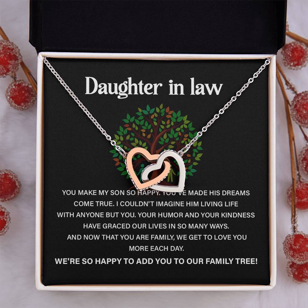 Daughter-in-law  Necklace For Daughter-in-law Loving Gift For Daughter-in-law Necklace For Daughter-in-law’s Happiness Gift For Daughter-in-law From Family Special Necklace For Daughter-in-law Gift For Daughter-in-law’s Marriage