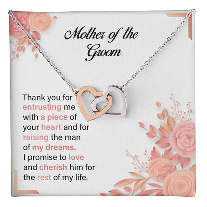 Sentimental Mother of Groom Jewelry With Message Card