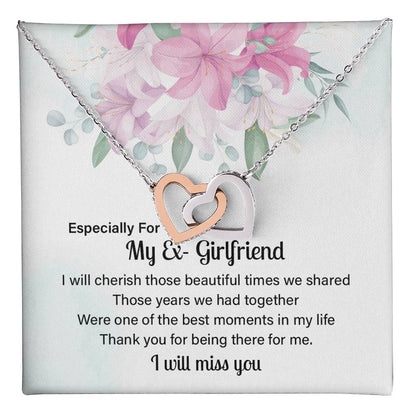 Ex-Girlfriend Gift – Heart Necklace with Message Card