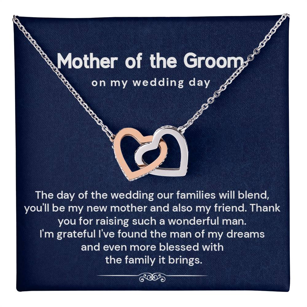 Mother of Groom Necklace Gift from Bride With Gift Box