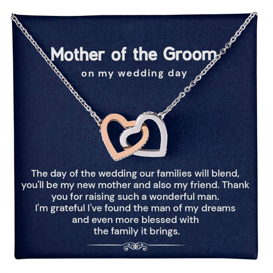 Mother of Groom Necklace Gift from Bride With Gift Box