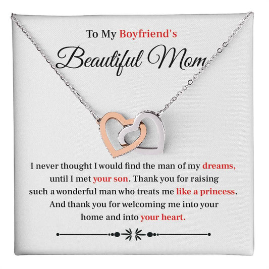 Boyfriend’s Mom Necklace Gift from Girlfriend