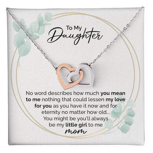To My Daughter – Always My Little Girl Necklace
