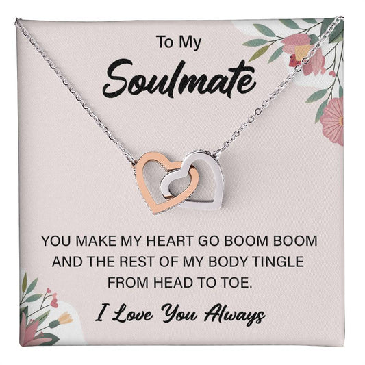 Romantic Soulmate Gift for Girlfriend – Message Card