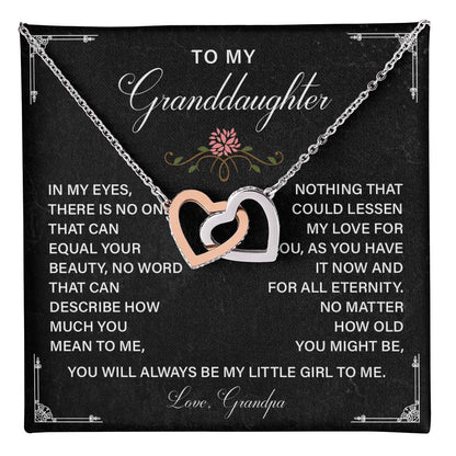 Granddaughter Gift from Grandpa – Eternal Love Necklace