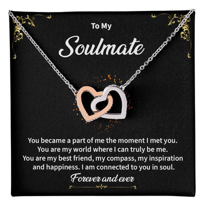 Interlocking Hearts Necklace – Soulmate Gift Box