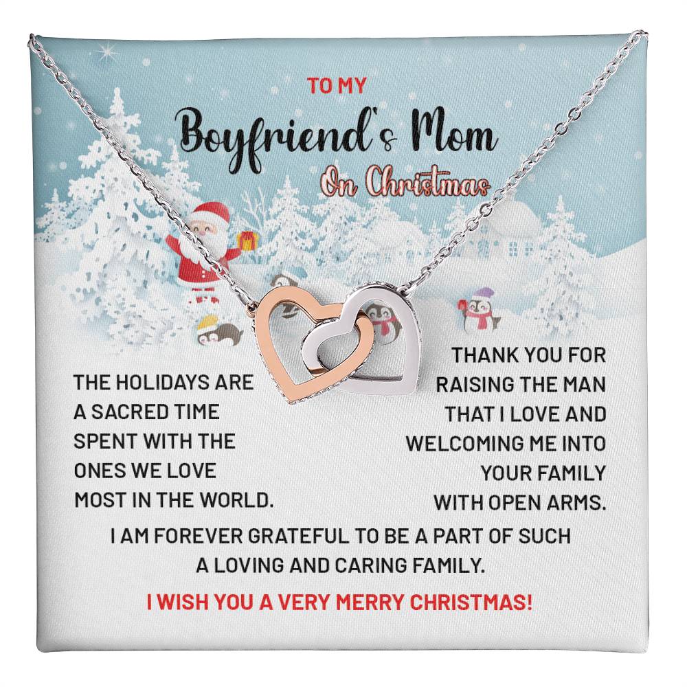 To my Boyfriends mom on christmas.