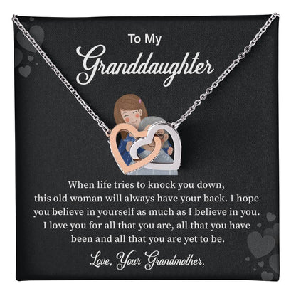 Granddaughter Necklace Gift from Grandma