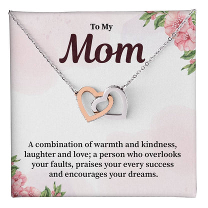 Mom Necklace Gift for Mother – With Message Card