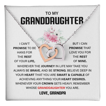 Granddaughter Gift from Grandpa – Interlocking Hearts Box