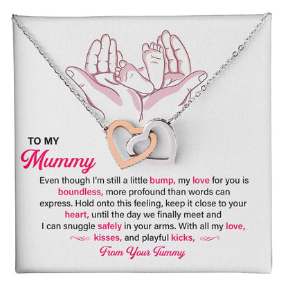 Mummy To Be Necklace Gift from Baby Bump