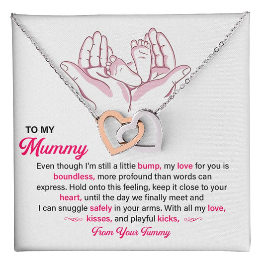 Mummy To Be Necklace Gift from Baby Bump