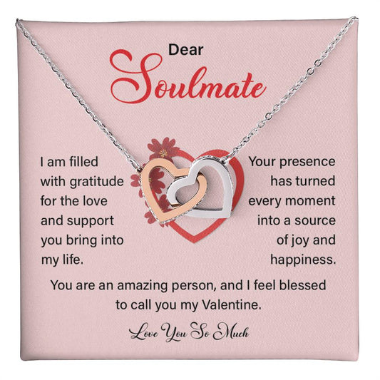Valentine necklace Gift for soulmate
