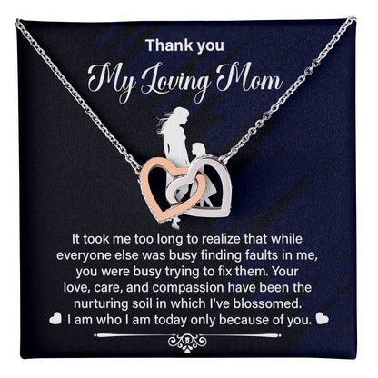 Thank You Mom Gift from Daughter With Necklace Box
