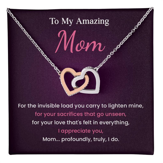 Gift for Mom - Elegant Necklace with Loving Message