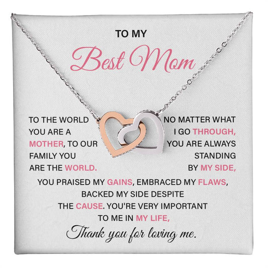 Best Necklace for Mom From Child With Heartfelt Message