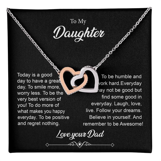Inspirational Daughter Necklace from Dad