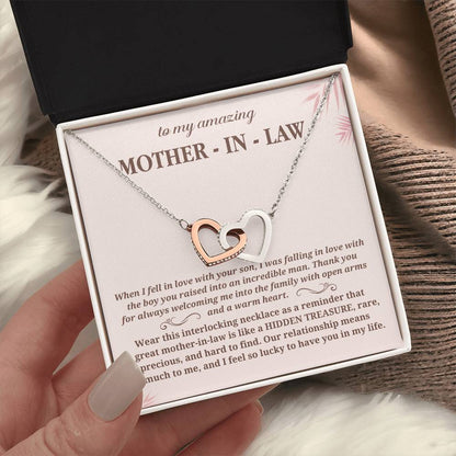 Mother-in-Law Necklace Gift With Sentimental Note