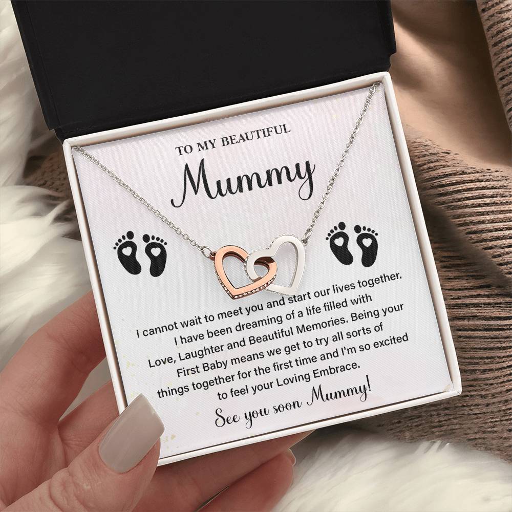 See You Soon Mummy Necklace – First Baby Gift