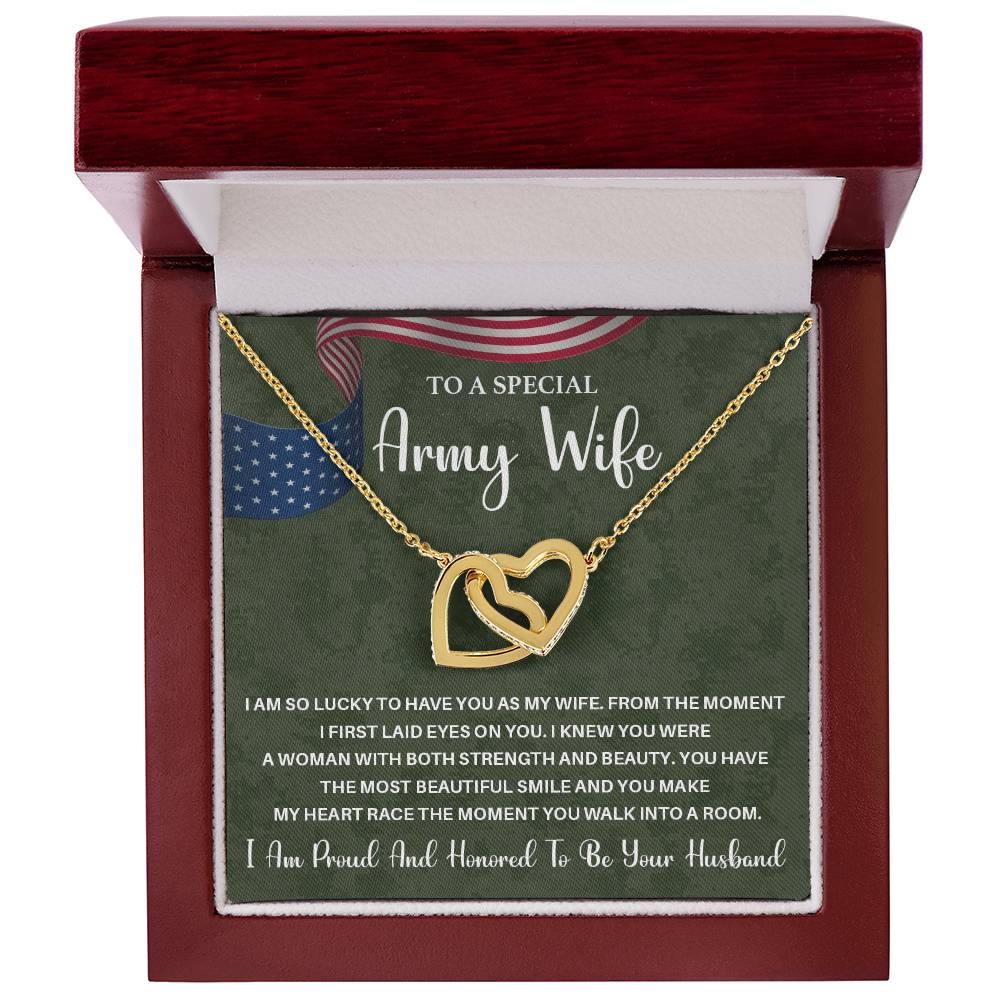 Army Wife Gift from Husband – With Message Card