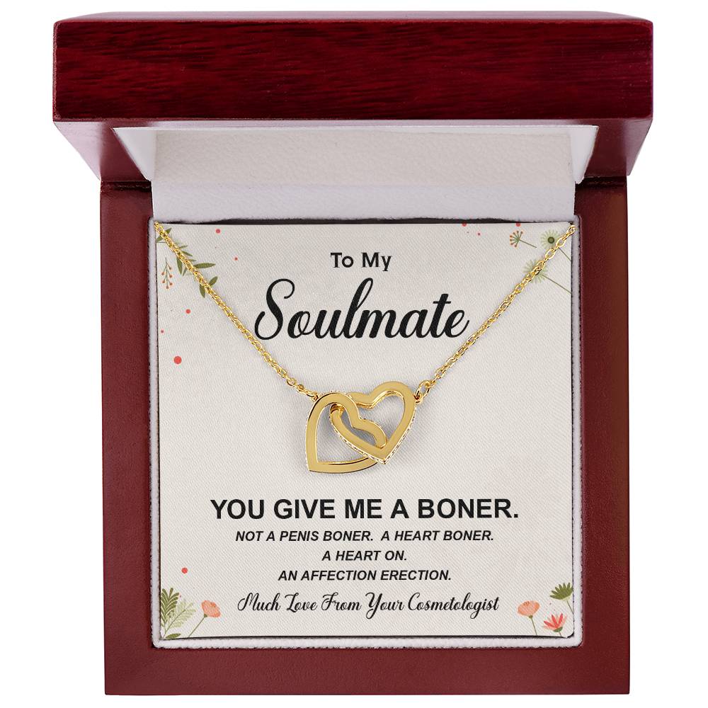 Funny Soulmate Necklace from Cosmetologist Gift