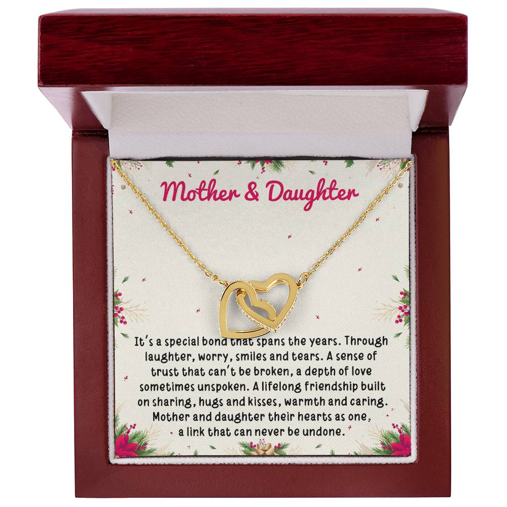 Mother And Daughter Its A Special Bond That Spans The Year, Christmas necklace