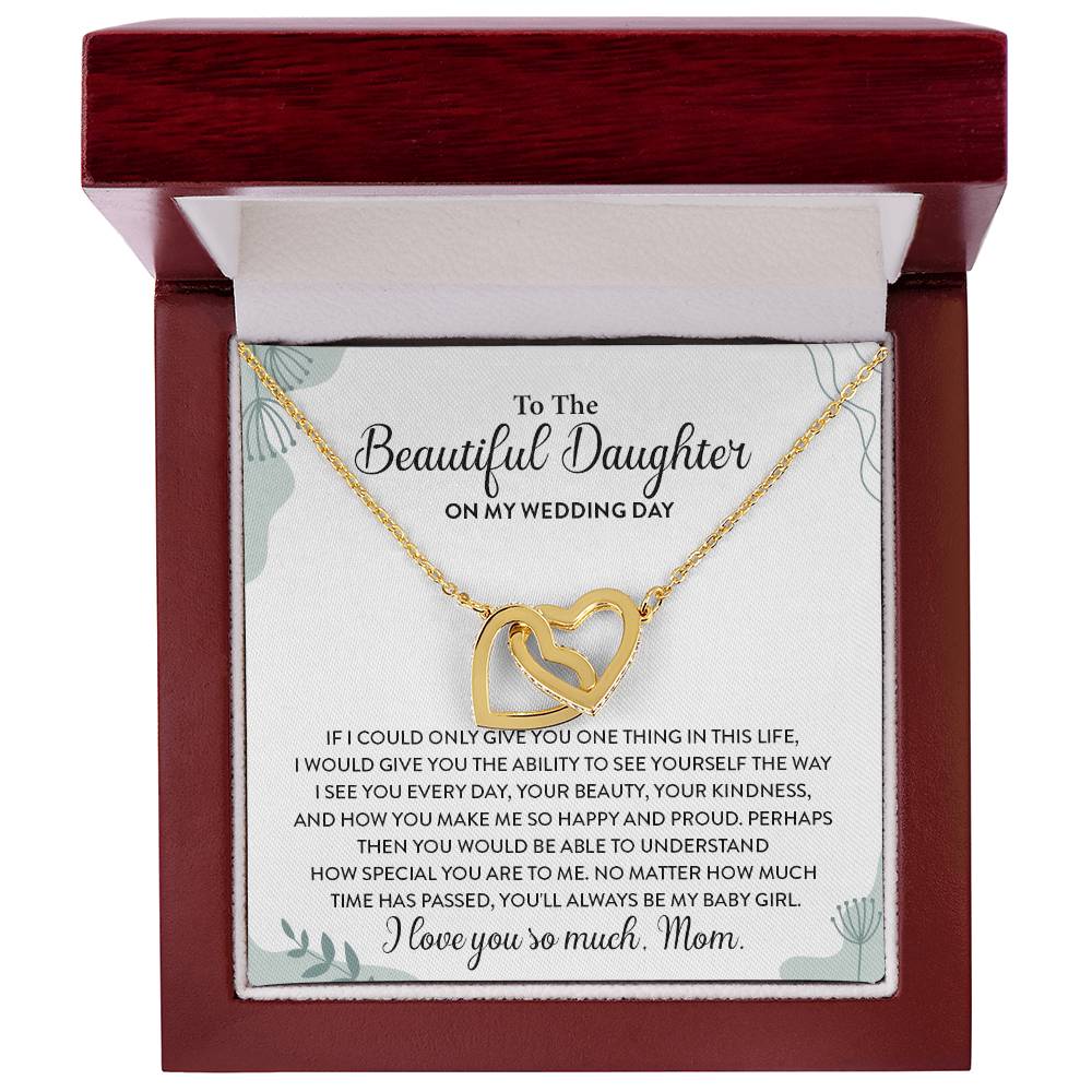 Wedding Gift for Daughter – Linked Hearts Necklace