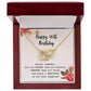 18th Birthday Necklace Gift – Heart Pendant Box