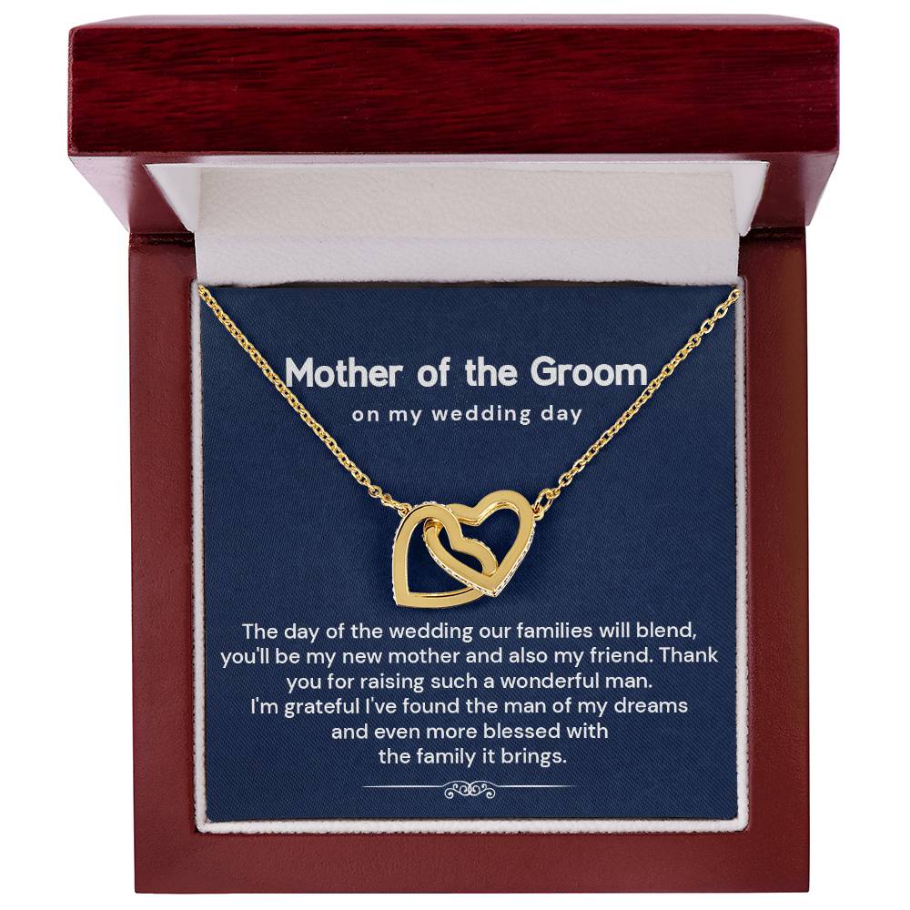Mother of Groom Necklace Gift from Bride With Gift Box