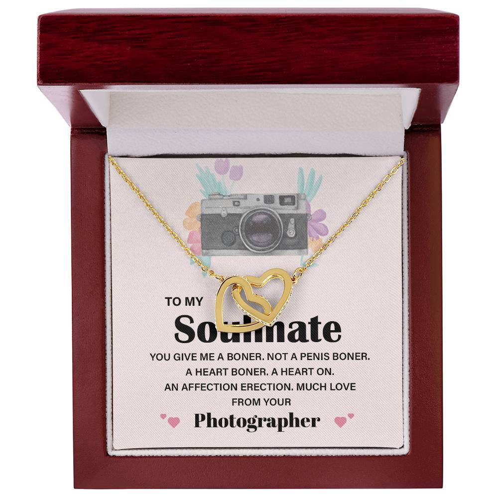 Photographer to Soulmate Funny Necklace Gift