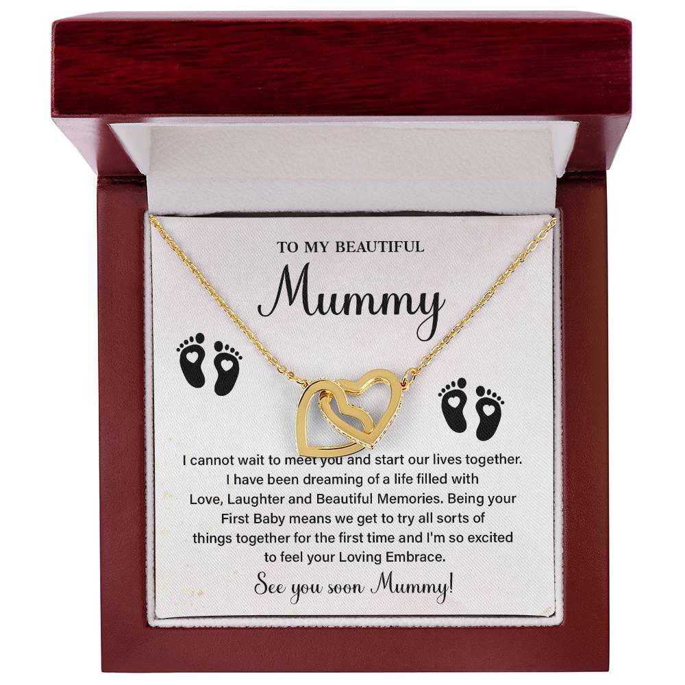 See You Soon Mummy Necklace – First Baby Gift