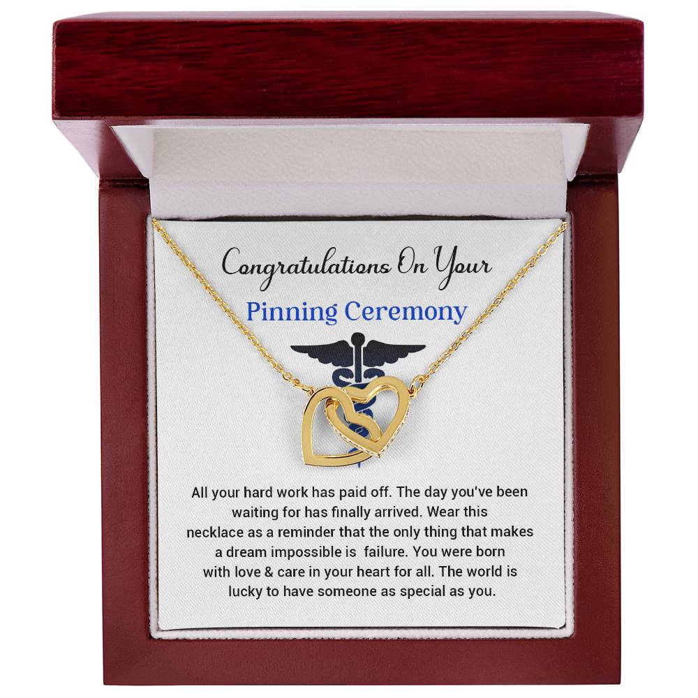 Congratulations On Your Pinning Ceremony Necklace Pinning Ceremony Necklace Gift Congratulations Pinning Ceremony Jewelry Pinning Ceremony Keepsake Necklace Special Heart Necklace Gift Gift For Graduates Pinning Ceremony