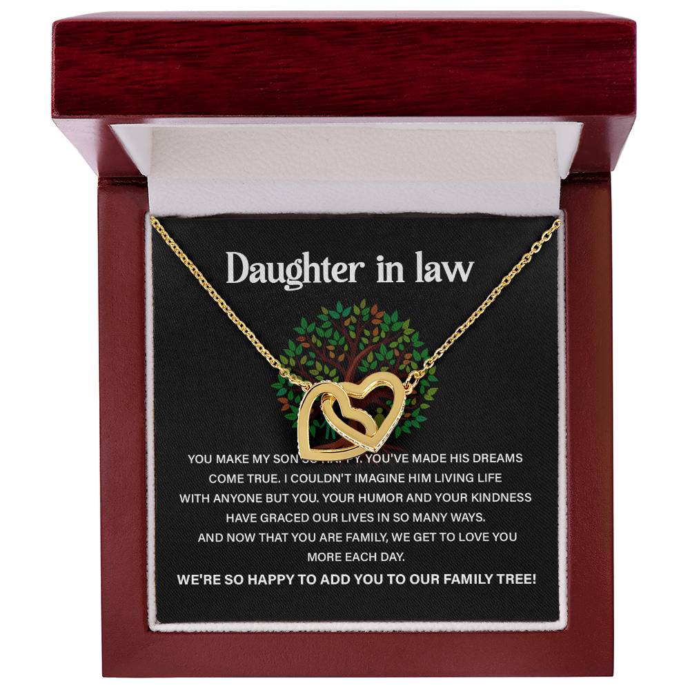 Daughter-in-law  Necklace For Daughter-in-law Loving Gift For Daughter-in-law Necklace For Daughter-in-law’s Happiness Gift For Daughter-in-law From Family Special Necklace For Daughter-in-law Gift For Daughter-in-law’s Marriage