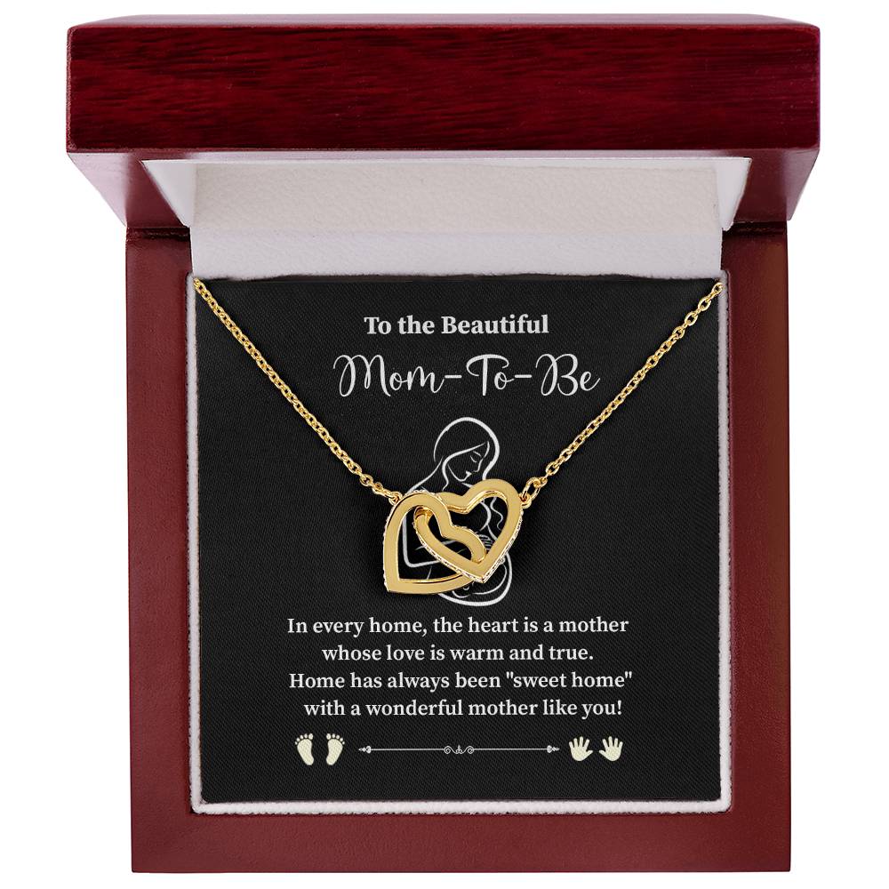 To The Beautiful Mom-to-be Heartfelt Necklace For Expecting Mothers Loving Jewelry For A New Mom Sweet Pendant Sentimental Gift For Mom-to-be Loving Pendant Appreciation Necklace Sentimental Pendant For Motherhood Sweet Pendant For A Growing Family