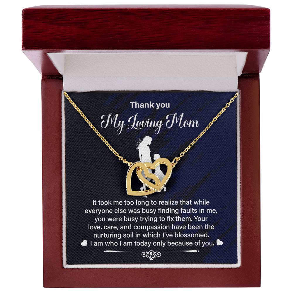 Thank You Mom Gift from Daughter With Necklace Box