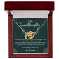 Granddaughter Necklace from Grandpa With Gift Box