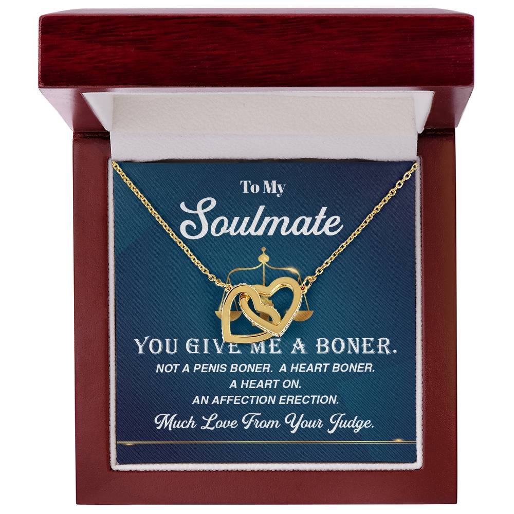 Funny Soulmate Necklace from Judge – Gift Box