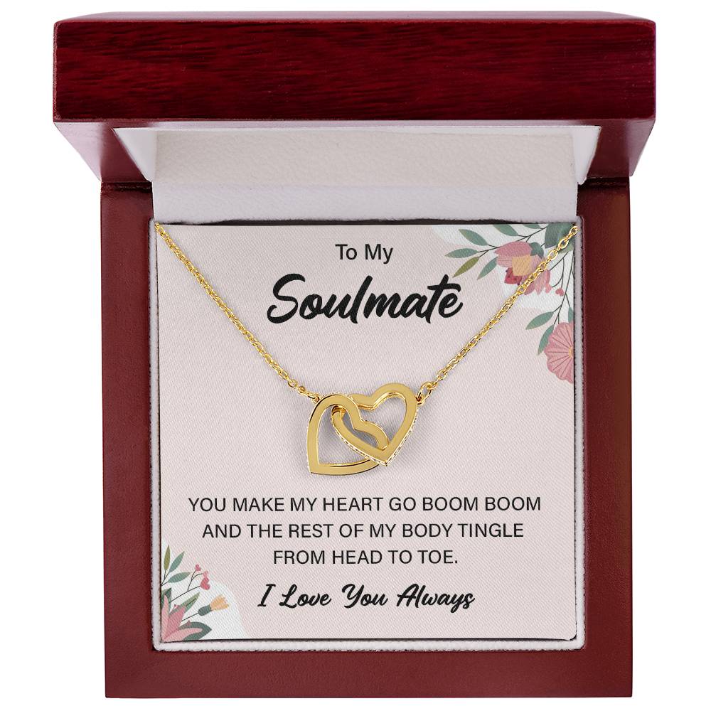 Romantic Soulmate Gift for Girlfriend – Message Card