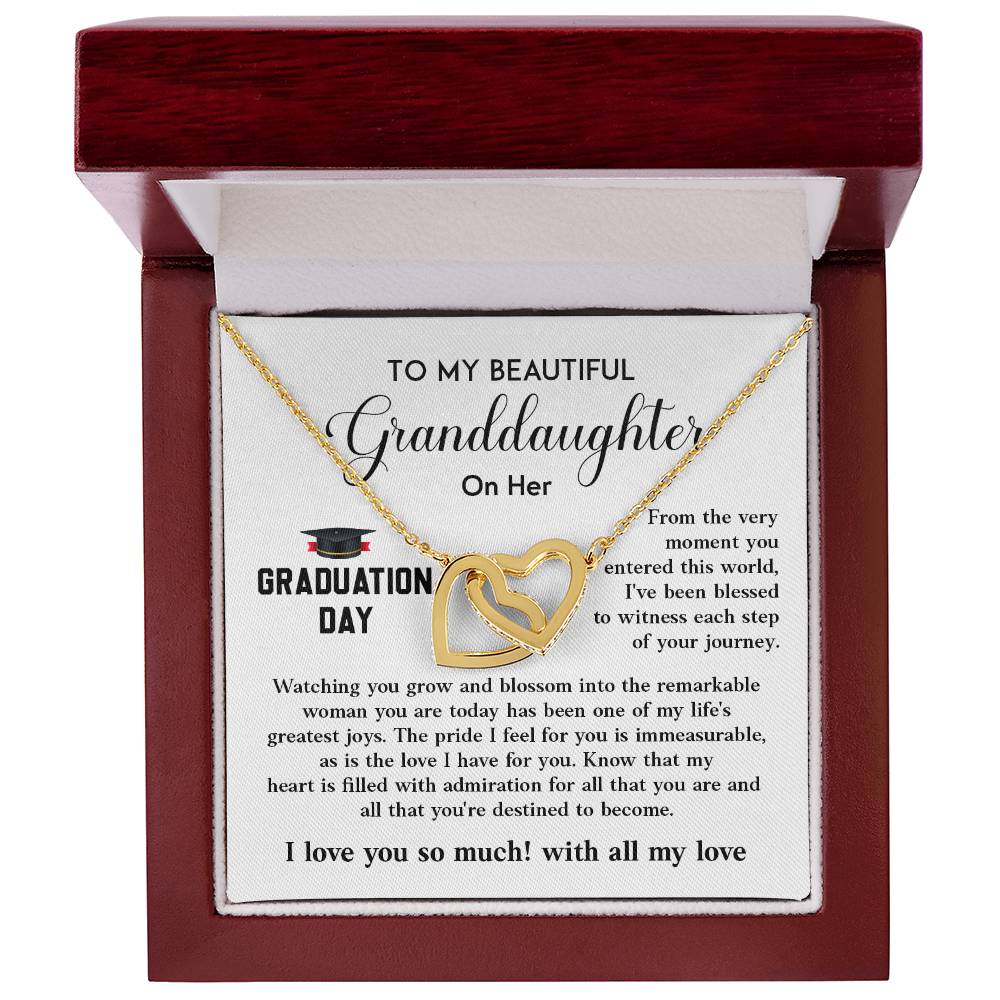 Graduation Day Necklace Gift for Granddaughter