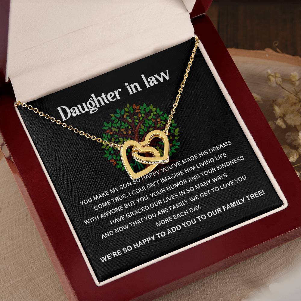 Daughter-in-law  Necklace For Daughter-in-law Loving Gift For Daughter-in-law Necklace For Daughter-in-law’s Happiness Gift For Daughter-in-law From Family Special Necklace For Daughter-in-law Gift For Daughter-in-law’s Marriage