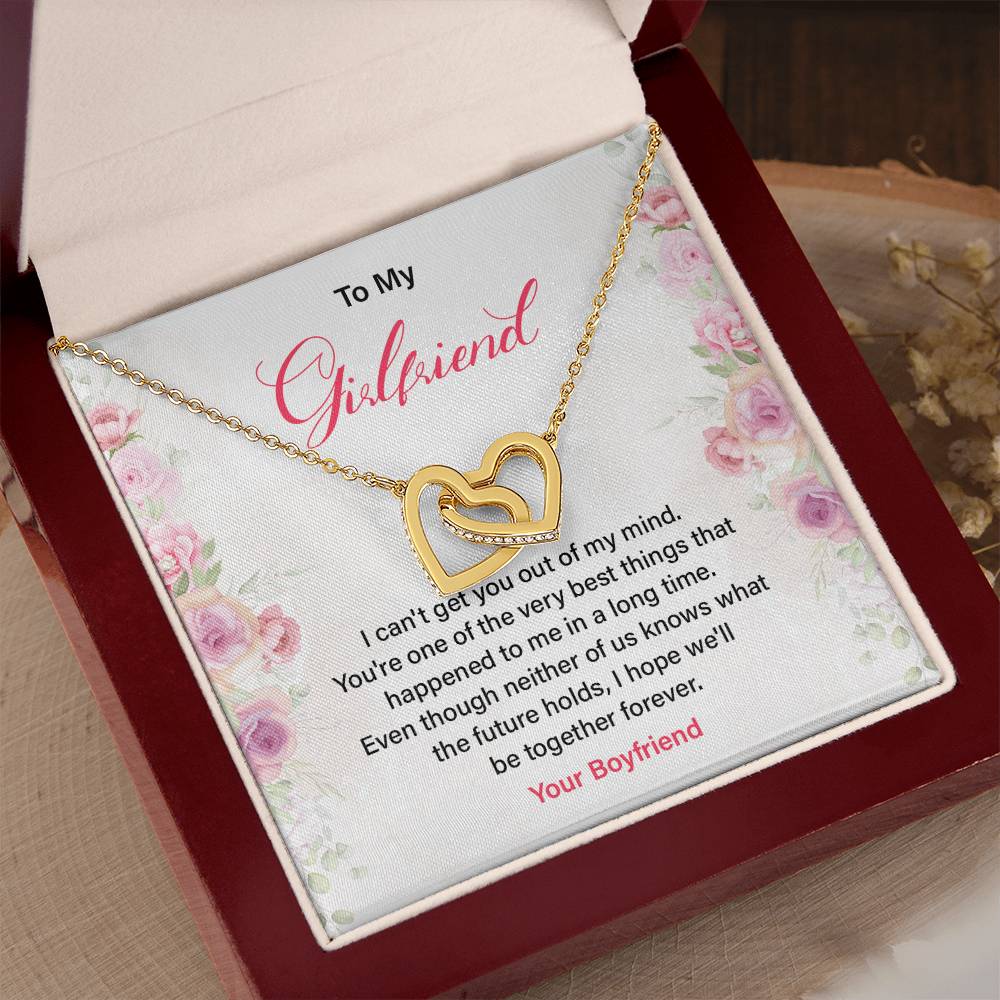 Romantic Girlfriend Necklace with Love Quote